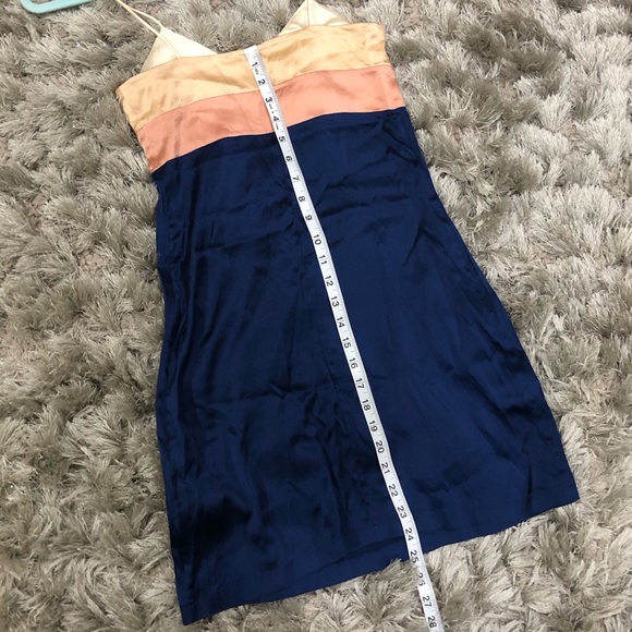 LA PERLA Silk Colorblock Slip Dress Short Nightie - Picture 5 of 11